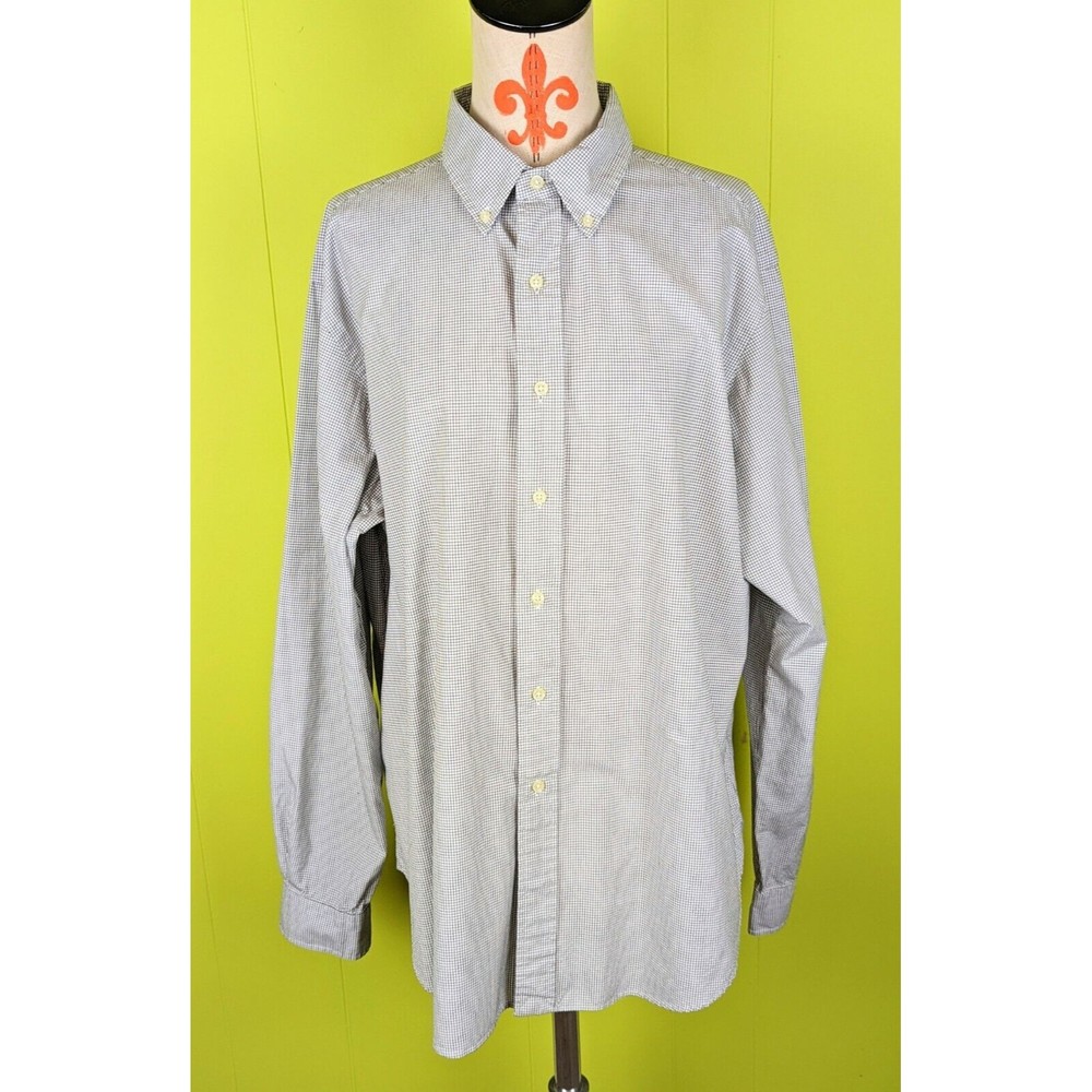 Polo Ralph Lauren Men's XL Classic Fit Long Sleeve Button Up Shirt BW Check